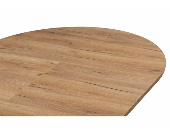 Стол деревянный Курт 90 / 130 дуб крафт золотой / черный матовый, изображение 5 | Интернет магазин мебели и декора LifeDekor