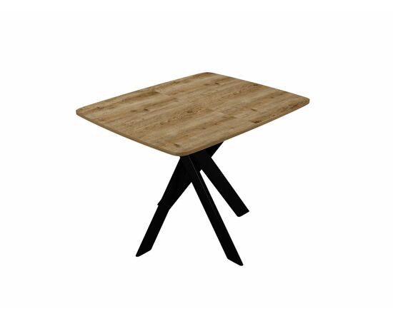 Стол DikLine DB110 Дуб галифакс/опоры черные, изображение 6 | Интернет магазин мебели и декора LifeDekor