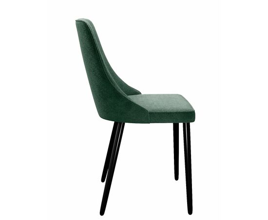 Стул DikLine 286 TW14 зеленый, ножки черные, изображение 3 | Интернет магазин мебели и декора LifeDekor
