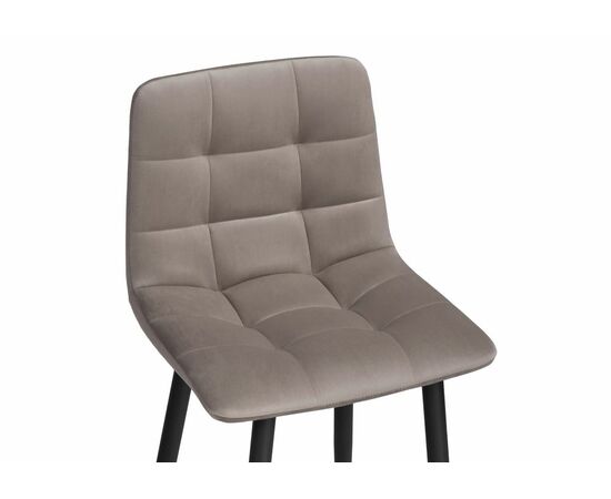 Стул на металлокаркасе полубарных Симпл 2 шт латте / черный, изображение 7 | Интернет магазин мебели и декора LifeDekor