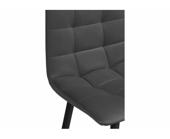 Стул на металлокаркасе полубарных Симпл 2 шт темно-серый / черный, изображение 8 | Интернет магазин мебели и декора LifeDekor