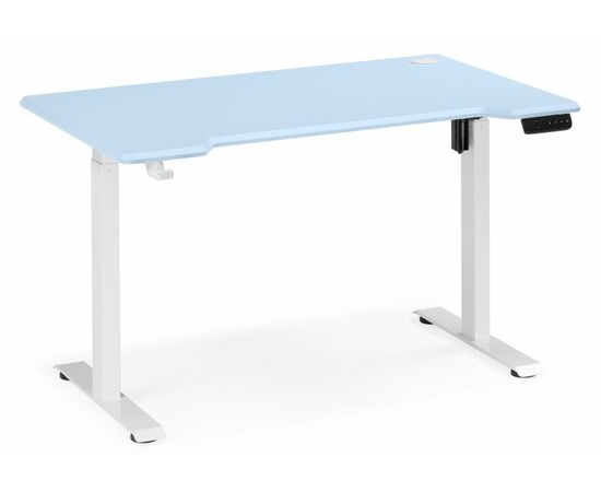 Компьютерный стол Маркос 120х75 голубой / белый | Интернет магазин мебели и декора LifeDekor