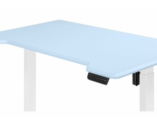 Компьютерный стол Маркос 120х75 голубой / белый, изображение 7 | Интернет магазин мебели и декора LifeDekor