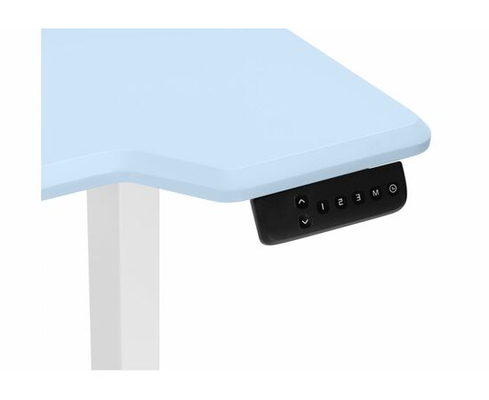 Компьютерный стол Маркос 120х75 голубой / белый, изображение 8 | Интернет магазин мебели и декора LifeDekor