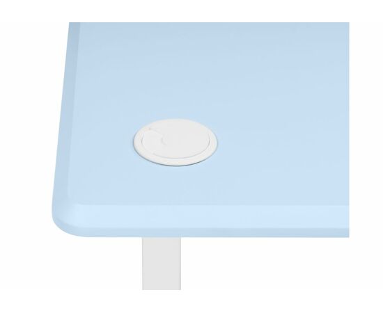 Компьютерный стол Маркос 120х75 голубой / белый, изображение 9 | Интернет магазин мебели и декора LifeDekor