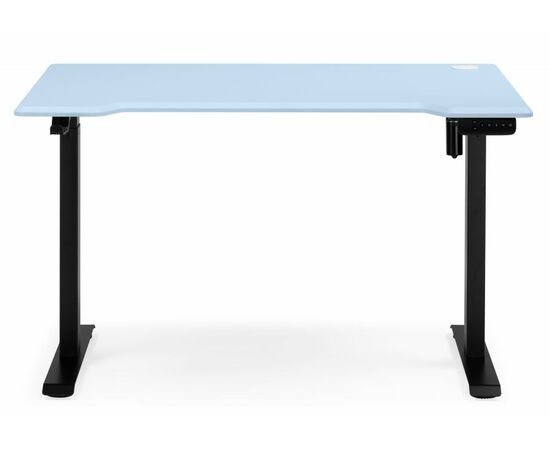 Компьютерный стол Маркос 120х75 голубой / черный, изображение 3 | Интернет магазин мебели и декора LifeDekor