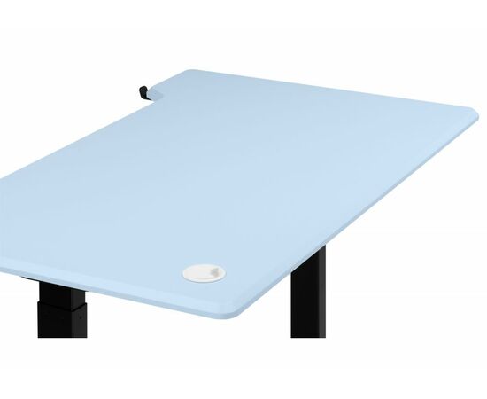 Компьютерный стол Маркос 120х75 голубой / черный, изображение 6 | Интернет магазин мебели и декора LifeDekor