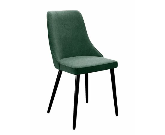 Стул DikLine 286 TW14 зеленый, ножки черные | Интернет магазин мебели и декора LifeDekor