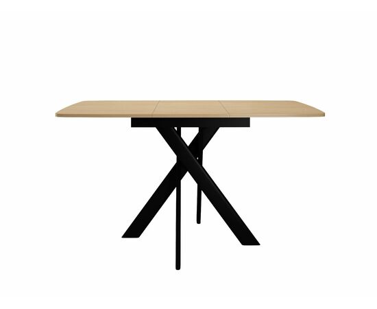 Стол DikLine DB110 Дуб Каселла натуральный/опоры черные, изображение 3 | Интернет магазин мебели и декора LifeDekor