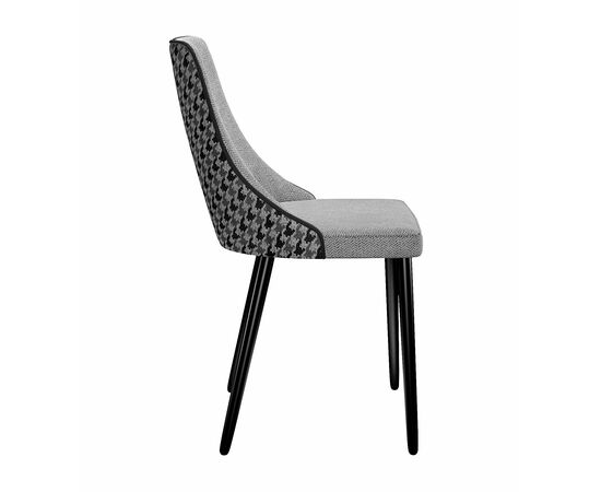 Стул DikLine 286 SB6/A3 св. серый, ножки черные, изображение 4 | Интернет магазин мебели и декора LifeDekor
