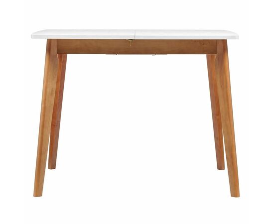 Стол Oslo раскладной 100-130x70x76см, Сосна Рандерс, орех миланский, изображение 3 | Интернет магазин мебели и декора LifeDekor