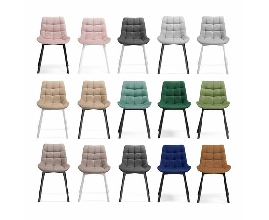 Стул на металлокаркасе Стронг 4 шт латте / черный, изображение 13 | Интернет магазин мебели и декора LifeDekor