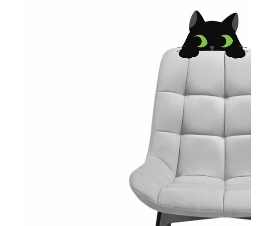 Стул на металлокаркасе Стронг 4 шт светло-серый / черный, изображение 11 | Интернет магазин мебели и декора LifeDekor