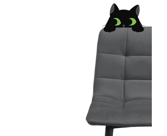 Стул на металлокаркасе полубарных Симпл 2 шт темно-серый / черный, изображение 10 | Интернет магазин мебели и декора LifeDekor