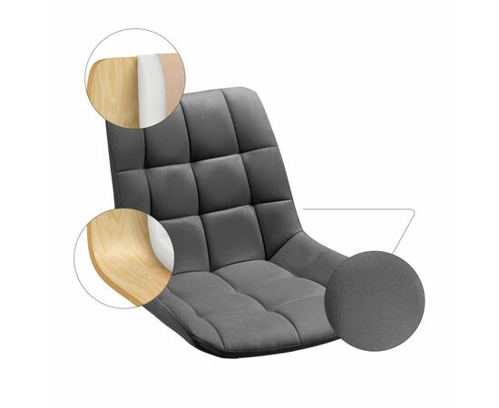 Стул на металлокаркасе Стронг 4 шт латте / черный, изображение 10 | Интернет магазин мебели и декора LifeDekor