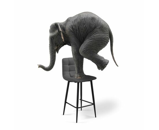 Стул на металлокаркасе полубарных Симпл 2 шт темно-серый / черный, изображение 12 | Интернет магазин мебели и декора LifeDekor