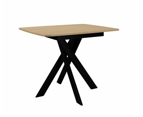 Стол DikLine DB110 Дуб Каселла натуральный/опоры черные | Интернет магазин мебели и декора LifeDekor