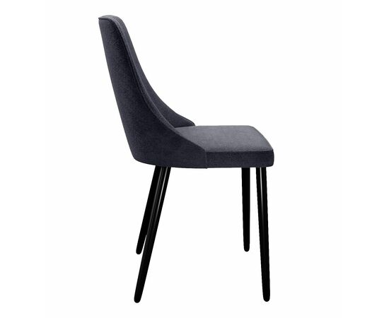 Стул DikLine 286 TW11 серый, ножки черные, изображение 3 | Интернет магазин мебели и декора LifeDekor