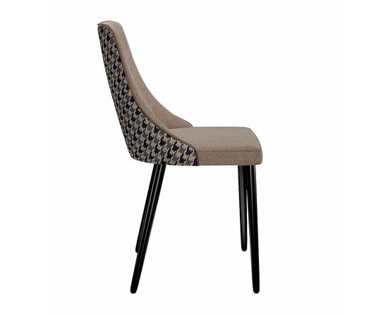 Стул DikLine 286 SB4/A2 бежевый, ножки черные, изображение 3 | Интернет магазин мебели и декора LifeDekor