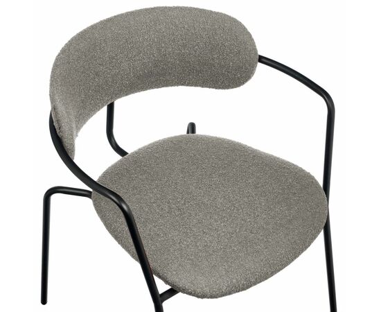 Комплект из 2-х стульев Ant букле серый, изображение 6 | Интернет магазин мебели и декора LifeDekor