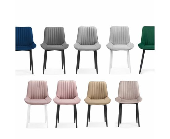 Стул на металлокаркасе Вейв 4 шт латте / черный, изображение 12 | Интернет магазин мебели и декора LifeDekor