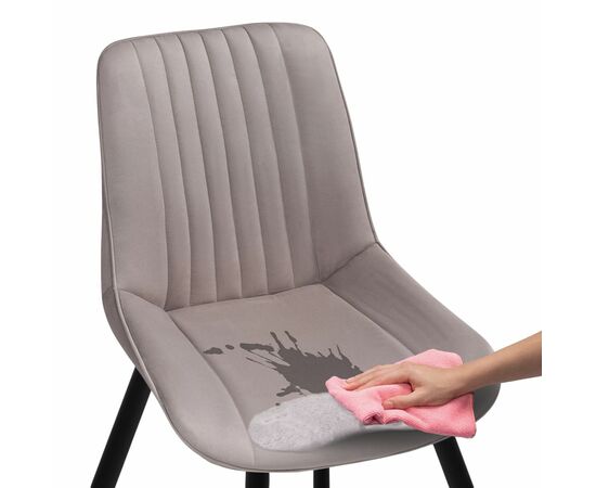 Стул на металлокаркасе Вейв 4 шт латте / черный, изображение 10 | Интернет магазин мебели и декора LifeDekor