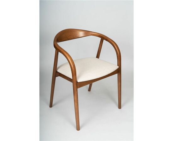 Полукресло венское Diona (светлый орех/ткань Тесла 01), изображение 3 | Интернет магазин мебели и декора LifeDekor