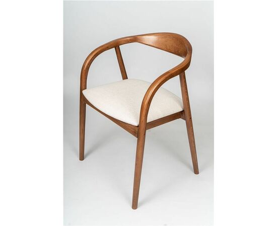 Полукресло венское Diona (светлый орех/ткань Тесла 01), изображение 4 | Интернет магазин мебели и декора LifeDekor