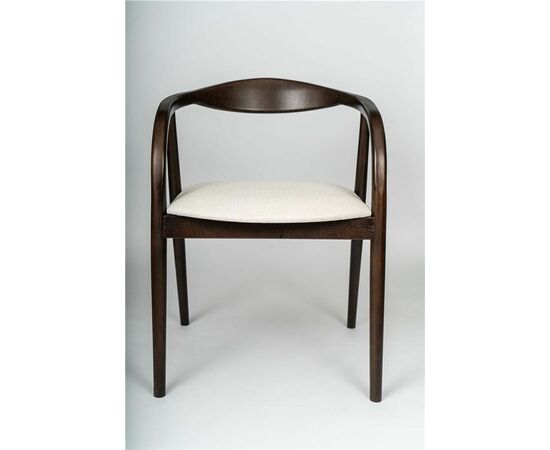 Полукресло венское Diona (темный орех/ткань Тесла 01), изображение 2 | Интернет магазин мебели и декора LifeDekor