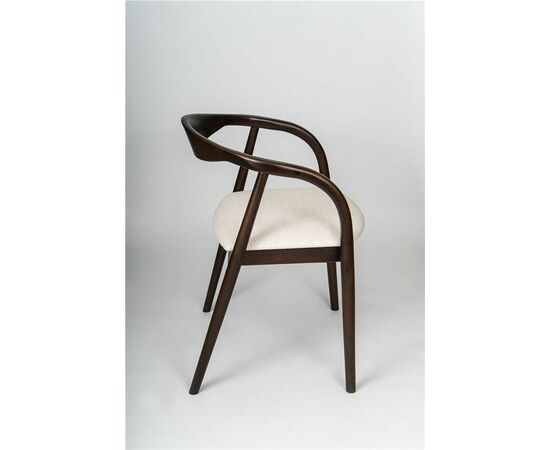 Полукресло венское Diona (темный орех/ткань Тесла 01), изображение 4 | Интернет магазин мебели и декора LifeDekor