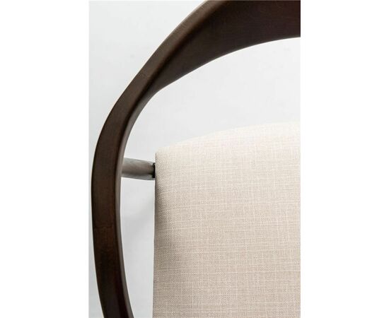 Полукресло венское Diona (темный орех/ткань Тесла 01), изображение 5 | Интернет магазин мебели и декора LifeDekor