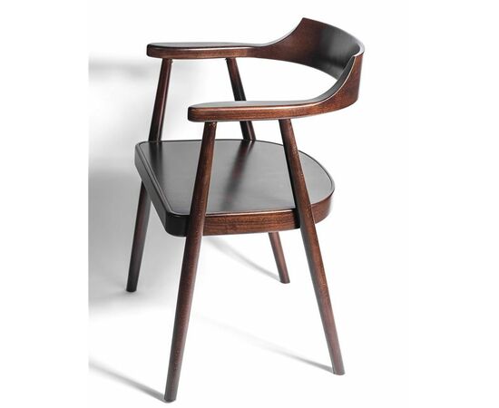 Полукресло венское Mercurius (темный орех) жесткое сиденье, изображение 3 | Интернет магазин мебели и декора LifeDekor