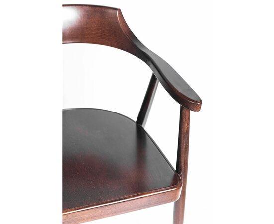 Полукресло венское Mercurius (темный орех) жесткое сиденье, изображение 5 | Интернет магазин мебели и декора LifeDekor