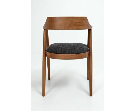 Полукресло венское Mercurius (светлый орех/ткань Графит), изображение 4 | Интернет магазин мебели и декора LifeDekor