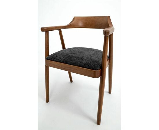 Полукресло венское Mercurius (светлый орех/ткань Графит), изображение 7 | Интернет магазин мебели и декора LifeDekor