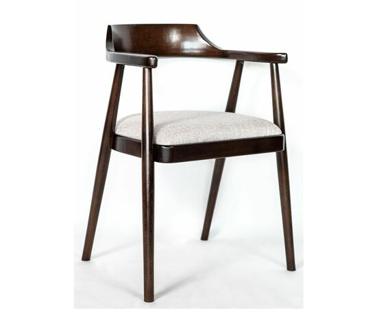 Полукресло венское Mercurius (темный орех орех/ткань Тесла 01) | Интернет магазин мебели и декора LifeDekor