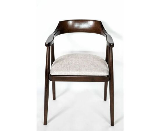 Полукресло венское Mercurius (темный орех орех/ткань Тесла 01), изображение 2 | Интернет магазин мебели и декора LifeDekor