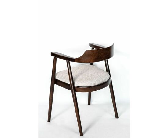 Полукресло венское Mercurius (темный орех орех/ткань Тесла 01), изображение 3 | Интернет магазин мебели и декора LifeDekor