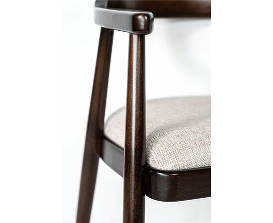 Полукресло венское Mercurius (темный орех орех/ткань Тесла 01), изображение 4 | Интернет магазин мебели и декора LifeDekor