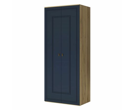 Шкаф Вега Сапфир 2дв, темно-синий, изображение 2 | Интернет магазин мебели и декора LifeDekor