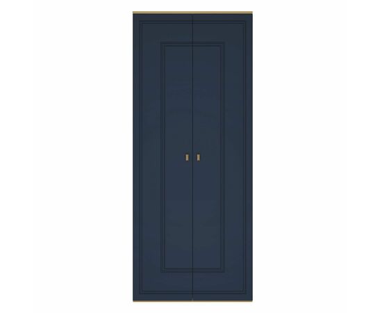 Шкаф Вега Сапфир 2дв, темно-синий, изображение 3 | Интернет магазин мебели и декора LifeDekor