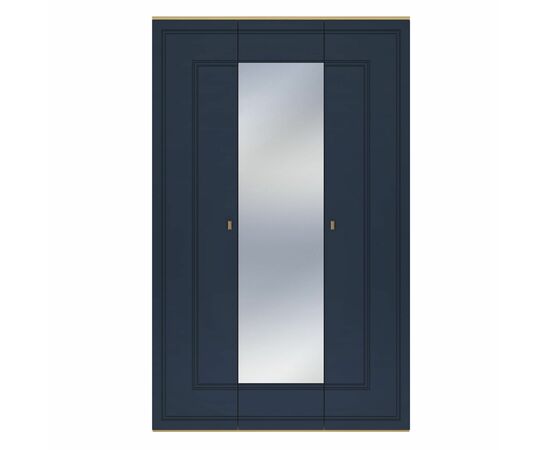 Шкаф Вега Сапфир 3дв, темно-синий, изображение 3 | Интернет магазин мебели и декора LifeDekor