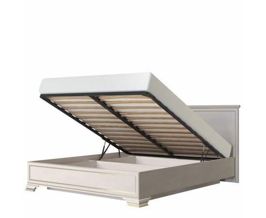 Кровать с подъемным механизмом Сиена 160x200, бежевая, изображение 3 | Интернет магазин мебели и декора LifeDekor