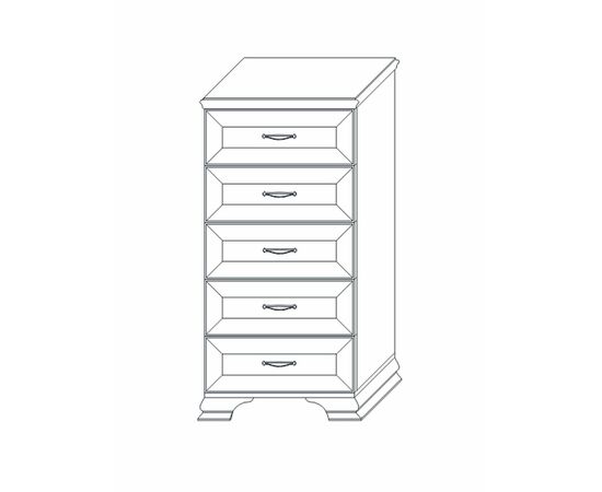 Комод Сиена 55, бежевый, изображение 5 | Интернет магазин мебели и декора LifeDekor