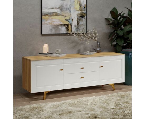 Тумба Вега Сапфир ТВ 1700, белый глянец, изображение 4 | Интернет магазин мебели и декора LifeDekor