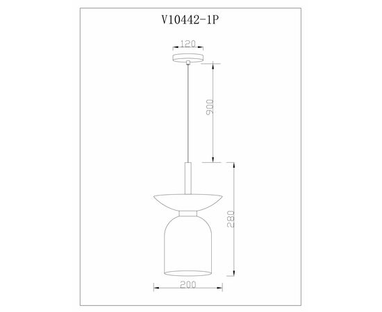 Светильник подвесной Moderli V11553-1P Lecce, изображение 6 | Интернет магазин мебели и декора LifeDekor