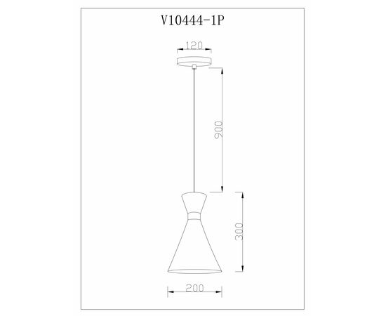 Светильник подвесной Moderli V11555-1P Pesaro, изображение 6 | Интернет магазин мебели и декора LifeDekor