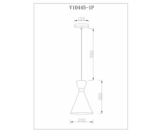Светильник подвесной Moderli V11557-1P Pesaro, изображение 6 | Интернет магазин мебели и декора LifeDekor