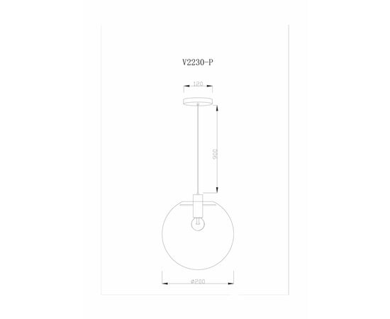 Светильник подвесной Moderli V11538-1P Aurora, изображение 7 | Интернет магазин мебели и декора LifeDekor
