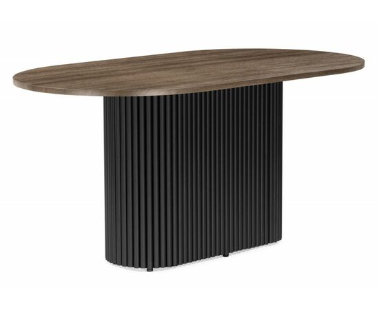 Стол деревянный Барон О 160 х 90 дуб кантри / черный | Интернет магазин мебели и декора LifeDekor